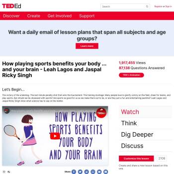 How playing sports benefits your body  and your brain - Leah Lagos and  Jaspal Ricky Singh 